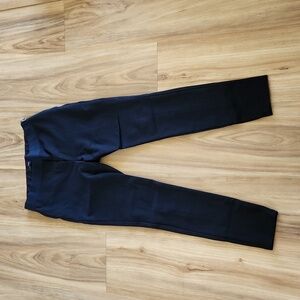 WHBM Leggings, The Legging, Size 8, Black, Side Zip